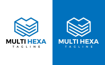 Multiple Hexagon Logo Technology Files Logo Stack Screenshot 1