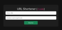 URL Shortener Screenshot 1