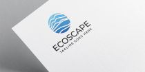 Round Landscape Logo Template Screenshot 1