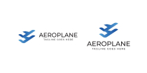 Aeroplane Travel Logo Template Screenshot 2