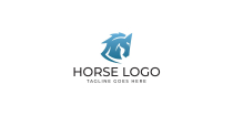 Modern Horse Logo Template Screenshot 1