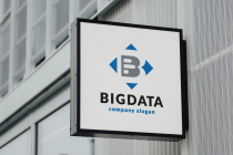 Big Data Letter B Logo Screenshot 2