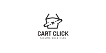 Cart Click Logo Design Template Screenshot 2