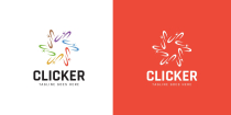 Round Clicker Logo Design Screenshot 1