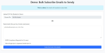 Sendy Bulk API Subscribe Tool Screenshot 1