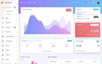 Chameleon Dashboard PRO – Bootstrap 4 Screenshot 8