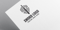 Sword S Letter Logo Template Screenshot 2