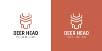 Deer Head Logo Design Template Screenshot 1