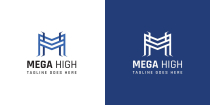 Mega High M & H Letter Logo Screenshot 1