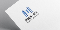 Mega High M & H Letter Logo Screenshot 2