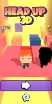 Head up 3d - Casual Mobile Unity Game Screenshot 1
