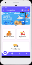  Courier Management App UI Kit - Modern Flutter  Screenshot 1
